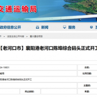 新建4個1000噸級泊位！湖北又一綜合碼頭開工